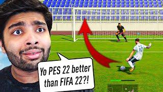 I PLAY PES 22...BETTER THAN FIFA 22?!