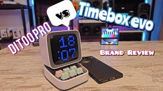 Ditoo Pro VS Timebox Evo & Brand Review "COOL DESIGN SPEAKERS!"