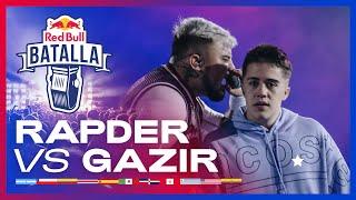 RAPDER vs GAZIR - 3er Lugar | Red Bull Batalla Internacional 2021