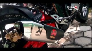 Megelli 250r - Akrapovic Sound with Resonator - Exhaust Akralingga