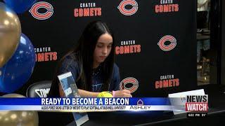 Alexis Perez signs Letter of Intent to play softball at Bushnell
