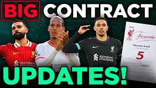 MASSIVE NEWS! Contract BOOSTS for Trent, Salah, and Van Dijk!