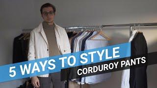 5 Ways To Style: Brown Corduroy Trousers | Sartorial Styles