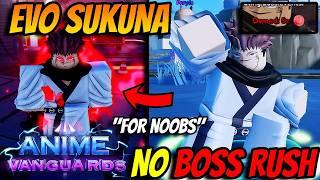 *EVOLVE* Sukuna Without Beating Boss Event | Anime Vanguards Update 1.1