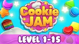 Cookie Jam Level 1-15 Cakelandia Island