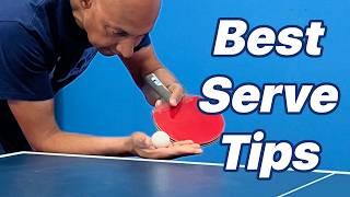 Best Table Tennis Serve Tips: Master Topspin, Backspin, and Sidespin!
