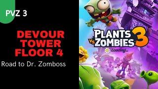 Plants Vs  Zombies 3  Devour Tower Floor 4   Road to Dr  Zomboss