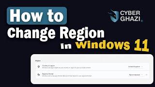 How to Change Region in Windows 11 | Change Country in Windows 11