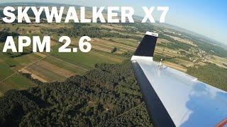 Skywalker X7 over the fields