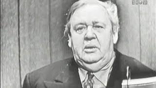 What's My Line? - Charles Laughton; Burgess Meredith [panel] (Nov 25, 1956)