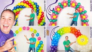 Birthday decoration ideas at home  balloon decoration ideas - Balloon arch -Gustavo gg