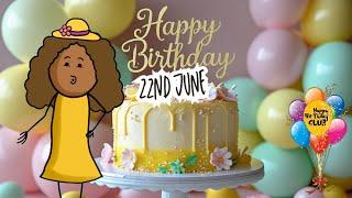 22 June Birthday Wishes | Happy Birthday Song | Trending Happy Birthday status