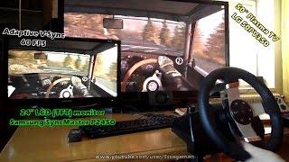 Gaming on Plasma TV vs LCD | INPUT LAG Test | Logitech G27 wheel | DiRT Rally, rF2, Assetto Corsa