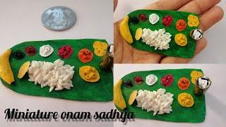 miniature onam sadhya|onam special craft ideas|Diy| suha's happy world