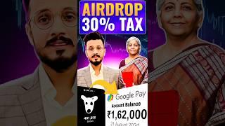 DOGS Airdrop 30% Tax || Crypto Airdrop 30% tax in india || Binance Crypto tax in india  #dogs