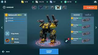 War Robots Weekly Hangar Progress Part 2