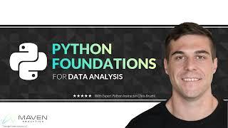 NEW COURSE: Python Foundations for Data Analysis