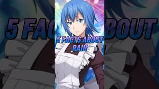 5 Facts about Rain #thattimeigotreincarnatedasaslime #anime #tensura #rimuru #slime #manga