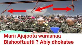 ODUU Ammee Ajajoota waraanaa Bishooftuutti? Abiy arra dhokatee murtee du'a | Moha Oromo