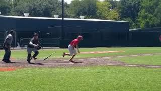 TX: Ivan Macias shows off his speed. Fights off a full count curve ball for a infield base hit