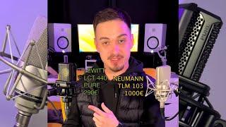 Neumann TLM103 VS. LEWITT LCT 440 PURE Mikrofon Vergleich