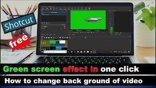 How to Change background of video in shotcut |Chroma key , green screen effect in shotcut  hindi