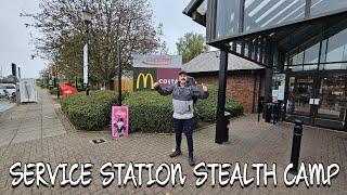 SERVICE STATION STEALTH CAMP / Durham motorway services