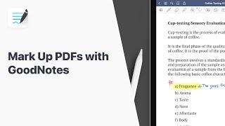 How to Mark Up and Annotate PDFs in GoodNotes (iPad + Apple Pencil)