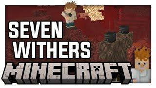 I made SEVEN WITHERS in Minecraft!