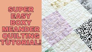 The BEST Beginner Friendly Quilting Design YOU Can Do On Your Domestic Sewing Machine!