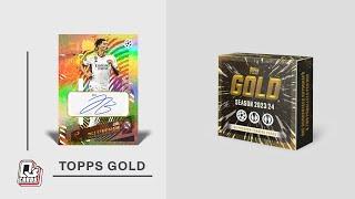 Q'S REVIEWS - Unboxing the new 2023-24 TOPPS Gold X Whip Soccer UEFA Club Competitions Hobby Box 