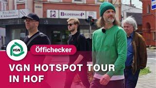 VGN Hotspot-Tour - Mit dem Öffi-Checker in Hof