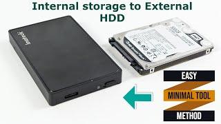 How to turn your old Laptop Hard Drive into a new Portable External HDD | 2023