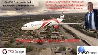 Ex-MD-11 Pilot and TFDI Quality Assurance member flies a comprehensive flight. Buy this add-on.