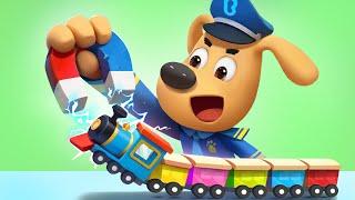 Magical Magnet | Educational Videos | Cartoons for Kids | Sheriff Labrador