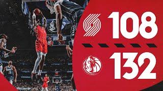 Portland Trail Blazers 108, Dallas Mavericks 132 | Game Highlights | December 23, 2024