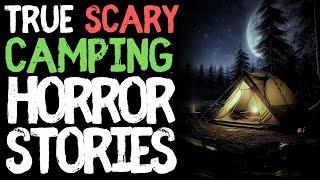 True Camping Scary Horror Stories for Sleep | Black Screen With Rain Sounds