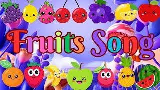 The fruit song /learn fruits nursery rhymes /baby songs/kids Songs