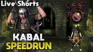 Mortal Kombat 3 Speedrun com Kabal no nível supremo  (Live Shorts)