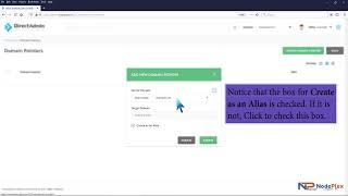 How to create a domain Alias in DirectAdmin
