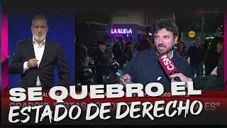 La intervención de Juan Grabois para cesar las detenciones ilegales en la marcha por los jubilados