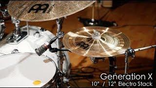 Meinl Cymbals GX-10/12ES Generation X 10"/12" Electro Stack Cymbals