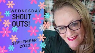  Wednesday Shout Outs  