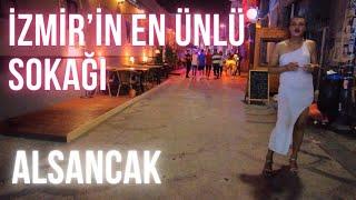 ALSANCAK BORNOVA SOKAĞI | GECE YÜRÜYÜŞÜ | BORNOVA STREET | NIGHT WALKING TOUR  | [4K]