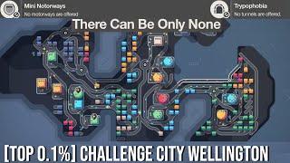 [Top 0.1%] Conquering the Hardest Challenge City Map in One Attempt - Mini Motorways