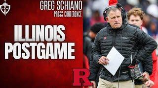 Greg Schiano talks Illinois Postgame — #Rutgers Scarlet Knights Football