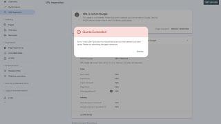 How To Fix Exblog Quota Exceeded Error | Quota Exceeded Error Google Search Console