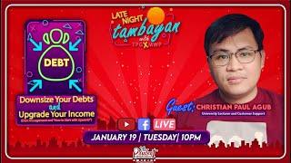 LNT Episode 93: Debt Management with Mr. Christian Paul Agub (Jan 21, 2020 | 10PM - 11PM)