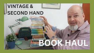 BOOK UNBOXING - 20+ VINTAGE BOOKS. DETECTIVE FICTION, THRILLER BOOKS  #bookhaul #booktube