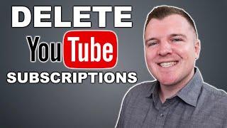 How to Delete YouTube Subscriptions (Desktop)